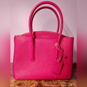 Kate Spade Pink Leather Tote Bag Satchel
